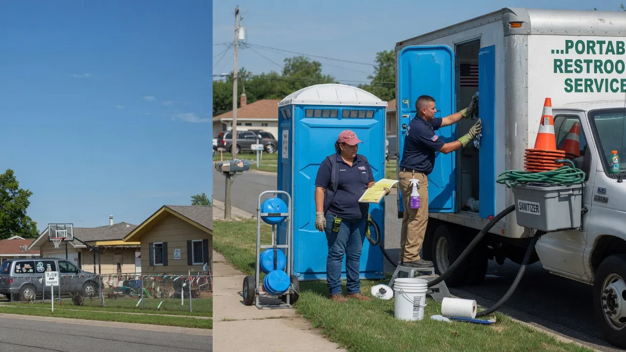 Porta Potty Rental in New Burnside, IL near me